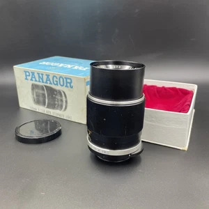 Vintage PANAGOR 2.8 135mm Auto Telephoto Lens Boxed  - Picture 1 of 9