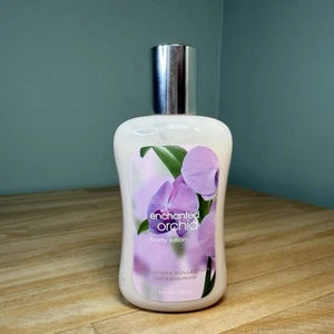 Bath & Body Works Original ENCHANTED ORCHID 8oz Body Lotion Discontinued 90% Ful - Picture 1 of 7