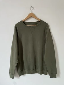 Howies Organic Cotton Jumper Large Green Pullover - Picture 1 of 10