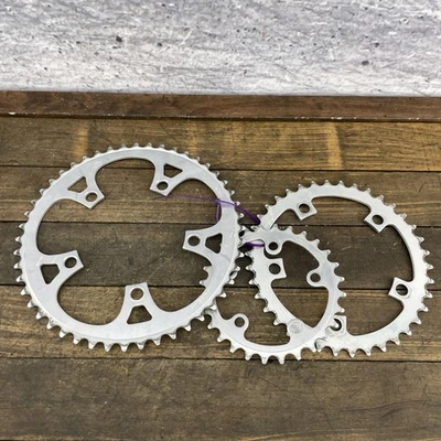 SR Sakae Triple Chainring Set 110/74 BCD 5-Bolt Alloy Road Touring SR 307 363 - Image 1 of 4
