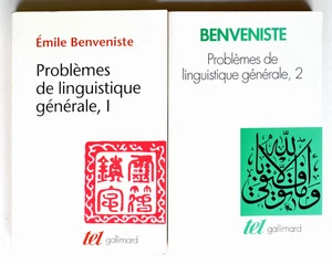 PROBLÈMES DE LINGUISTIQUE GÉNÉRALE 1 et 2, E. Benveniste Langage Philologie - Imagen 1 de 1