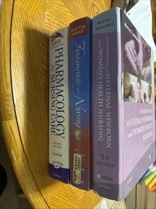 Evolve Nursing Book By Saunders And Mosby Fundamentals,Pharmacology, And Newborn - Picture 1 of 19