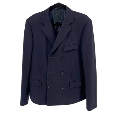 Blazer G-Star RAW Para Hombre Azul Marino Doble Pecho - Talla L - Abrigo Guisante - Dinero Antiguo Foto 1 de 4