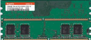 512MB 2x256MB PC2-3200 HYNIX HYMP532U646-E3 AA DDR2-400 Desktop Ram Memory Kit - Picture 1 of 2