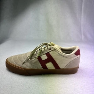 HUF Galaxy Mens Shoe Bone/Red Lace Up Skate Shoe Sneaker Sz 9 - Picture 1 of 7