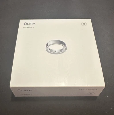 Oura Ring 4 - Smart Ring - Silver - Size 9 - Image 1 of 4