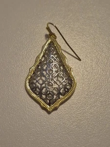 Kendra Scott Addie zweifarbige Ohrhänger Designer filigran Hänger. NUR EINE! - Bild 1 von 4