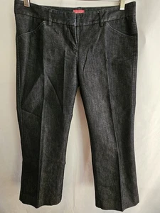 Pantalones de vestir recortados The Limited talla 4 Drew Jean lavado oscuro - Imagen 1 de 5