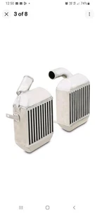 COPPIA INTERCOOLER IN LEGA ALTA PORTATA UPGRADE AUDI A4 S4 A6 C5 ALLROAD 2.7 BI-TURBO - Foto 1 di 3