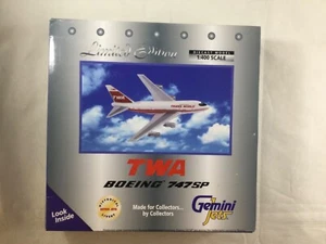 Gemini Jets gjtwa266 1:400 Diecast Airliner TWA Boeing 747SP Limited Edition - Picture 1 of 1