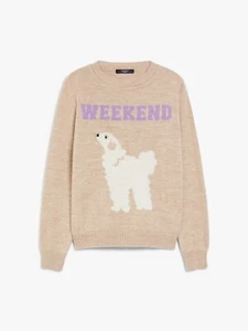 WEEKEND Max Mara Maglia intarsiata in alpaca e lan WE5366244206002 OMBROSA A/I24 - Imagen 1 de 5