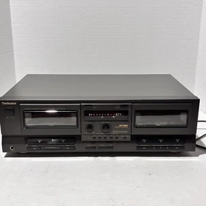 Technics RS-TR232 Stereo Double Cassette Deck Player/Recorder Tested W/ Video - Picture 1 of 13