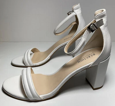 SANDALIAS DE TACÓN LOLITA KENNETH COLE REACTION TALLA 10 PARA MUJER TACONES BLANCOS Foto 1 de 4