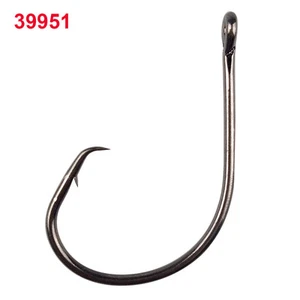 100pcs 39951 Demon Circle Hook Ultra Point High Carbon Steel Hook Size 1/0-9/0 - Picture 1 of 24