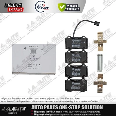 Juego de pastillas de freno traseras originales para Maserati Ghibli Quattroporte (pinzas de 4 pistones) Foto 1 de 4