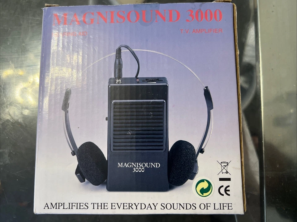 Magnisound 3000 Hearing Aid Amplifier Boxed TV Amplifies Everyday Sounds - Image 1 of 1