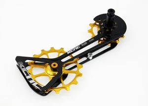 Jaula de desviador de polea de gran tamaño para ciclismo de carretera KCNC para Shimano r9100/r8000 dorado - Imagen 1 de 6