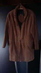 wildlederjacke vintage gr, 42 braun - Bild 1 von 2