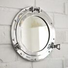 17''Aluminum Porthole Mirror With Shiny Finish - Nautical Ship Wall Home Décor