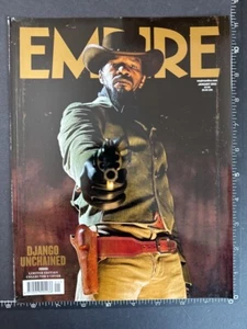 DJANGO UNCHAINED - EMPIRE COVER PAGE 12x8' Magazine Movie Advert M115 - Picture 1 of 1