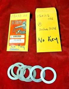DESTACO 30506 Arbor Shims 1-1/2" x 2-1/8" x .006 LOTOF20 - Picture 1 of 3