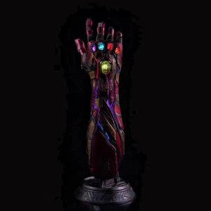 1/1 Avengers Iron Man MK85 Infinite Gloves Lighting Resin GK Statue instock - Picture 1 of 11