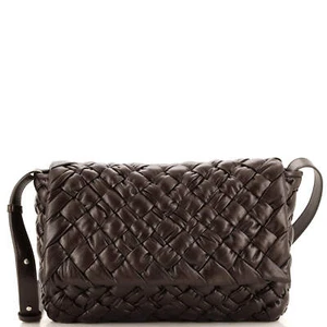 Bottega Veneta Rumple Messenger Bag Intrecciato Leather Medium - Picture 1 of 6