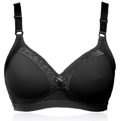 Womens Bra Wireless Brassiere Sexy Lingerie Light Padded Underwear Ladies Bras - Image 1 of 4