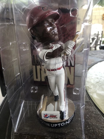 Justin Upton Bobblehead Arizona Diamondbacks Broken Bat Home Run Pepsi Max NIB Cover