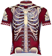 Primal Wear Bone Collector Skeleton Mens Cycling Jersey New Short Sleeve 