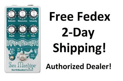 Nuevo Pedal de efectos para guitarra Earthquaker Devices Sea Machine V3 Super Chorus Foto 1 de 4
