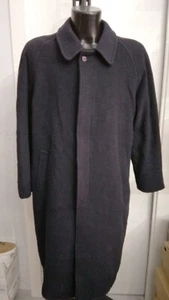 HALFON CLUB CAPPOTTO MSTO LANA usato Uomo Man Blu Tg 54 PGS469PI - Picture 1 of 9