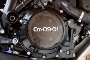 EVOTECH COPERCHIO CARTER FRIZIONE NERO BLACK CLUTCH COVER KTM MOTORE LC8 - Foto 1 di 2