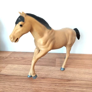 Vintage American Character Bonanza 4 In 1 Wagon Horse with Rollers Tan 1960's - Picture 1 of 7