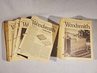 WOODSMITH Notes From The Shop ~ Issues 1-55 1978-1988 ~ Staple Bound Booklets • 61.65€