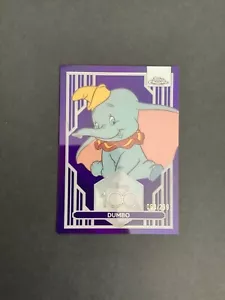 2023 Topps Chrome Disney 100 Dumbo #98 Purple Refractor /299 - Picture 1 of 4