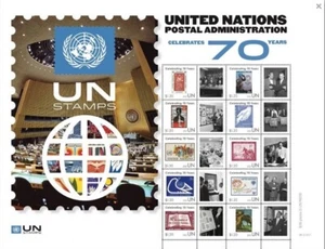 UNITED NATIONS 2021 STAMP ON STAMP SHEET STAMPS ON STAMPS 15363-2 - Picture 1 of 1