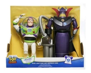 Disney Pixar Toy Story Buzz Lightyear Emperor Zurg Talking Action Figures NIB - Picture 1 of 5