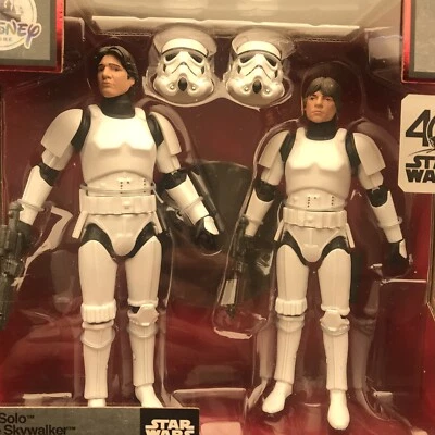 Disfraz Star Wars Die Cast Elite Han Solo Luke Skywalker Stormtrooper 6 pulgadas Foto 1 de 4