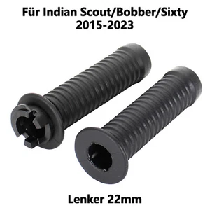 Par de manillar de 22 mm para Indian Motorcycle Scout 1200 SIXTY 2015-2023 Hand Grips - Imagen 1 de 13