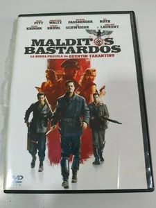 Malditos Bastardos Brad Pitt Quentin Tarantino - DVD Region 2 - AM - Imagen 1 de 3