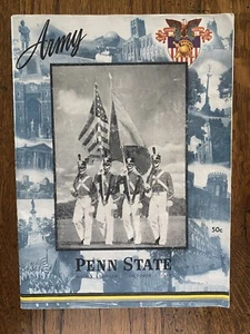 1950 PENN STATE VS ARMY FOOTBALL PROGRAMM NCAA JOE PATERNO 1. JAHR. - Bild 1 von 4