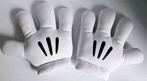 Walt Disne Micky Mouse Gloves One Size Costume Plush - Picture 1 of 3