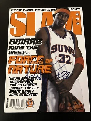 REVISTA SLAM de marzo de 2005 autografiada firmada por Phoenix Suns de Mar’e Stoudemire Phoenix Suns Foto 1 de 4