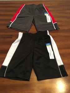 Okie Dokie-2 Pair Boys Shorts-Size 4-100% Polyester-NWT - Picture 1 of 12