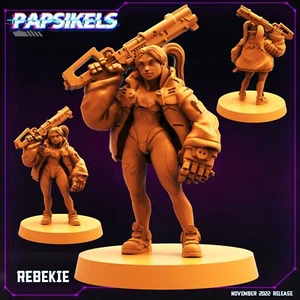 Rebekie | Mech | Cyberpunk | Papsikels | 32mm - Bild 1 von 1