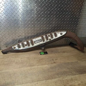 1973 Suzuki TS 250 TS250 OEM Exhaust Muffler Silencer with Guard 14301-30600 - Picture 1 of 7
