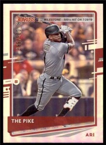 2020 Donruss Variations Milestone Stat Line #78 Ketel Marte /500