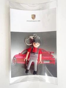 Playmobil Porsche Portachiavi Promo Meccanico di Servizio - Nuovo, IMBALLO ORIGINALE, MISB - Foto 1 di 2