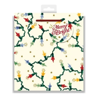 Bolsa de regalo de papel luces de hadas Emma Bridgewater asas de cadena 200 x 225 x 100 mm Foto 1 de 2